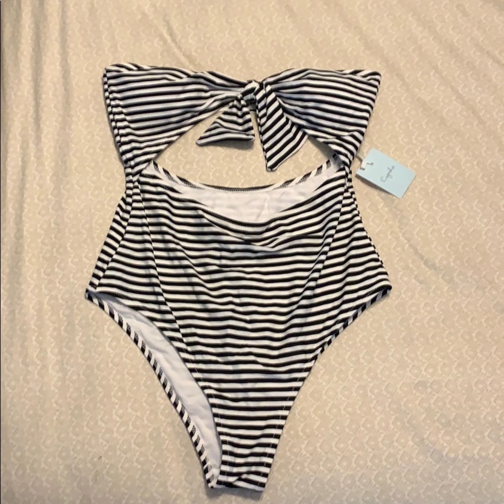 Cupshe one piece cut out suit.
